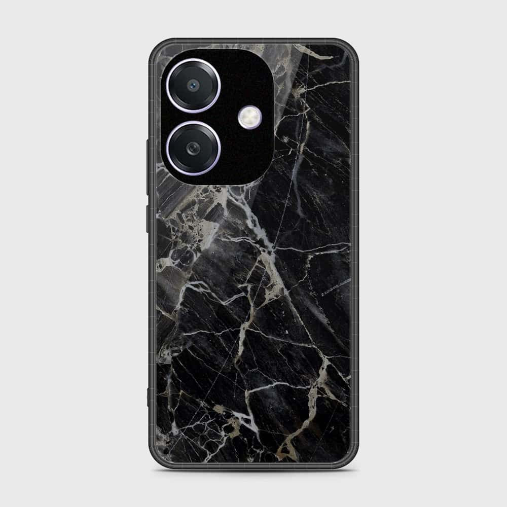 Oppo A3 4G Cover- Black Marble Series - HQ Premium Shine Durable Shatterproof Case