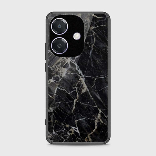 Oppo A3x 4G Cover- Black Marble Series - HQ Premium Shine Durable Shatterproof Case