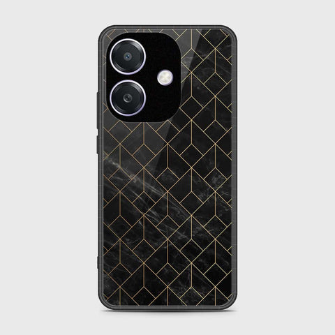 Oppo A3x 4G Cover- Black Marble Series - HQ Premium Shine Durable Shatterproof Case