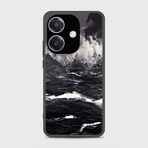 Oppo A3x 4G Cover- Black Marble Series - HQ Premium Shine Durable Shatterproof Case