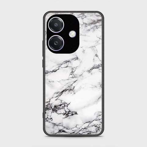 Oppo A3x 4G Cover- White Marble Series - HQ Premium Shine Durable Shatterproof Case