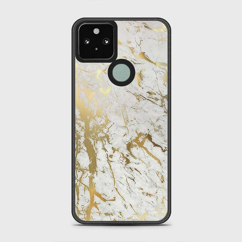 Google Pixel 5 Cover - White Marble Series - HQ Premium Shine Durable Shatterproof Case