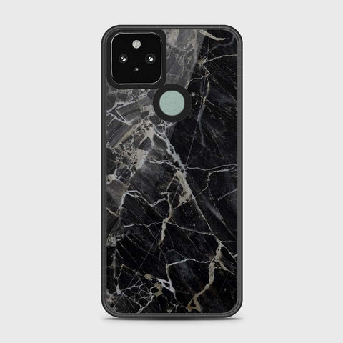 Google Pixel 5 Cover - Black Marble Series - HQ Premium Shine Durable Shatterproof Case