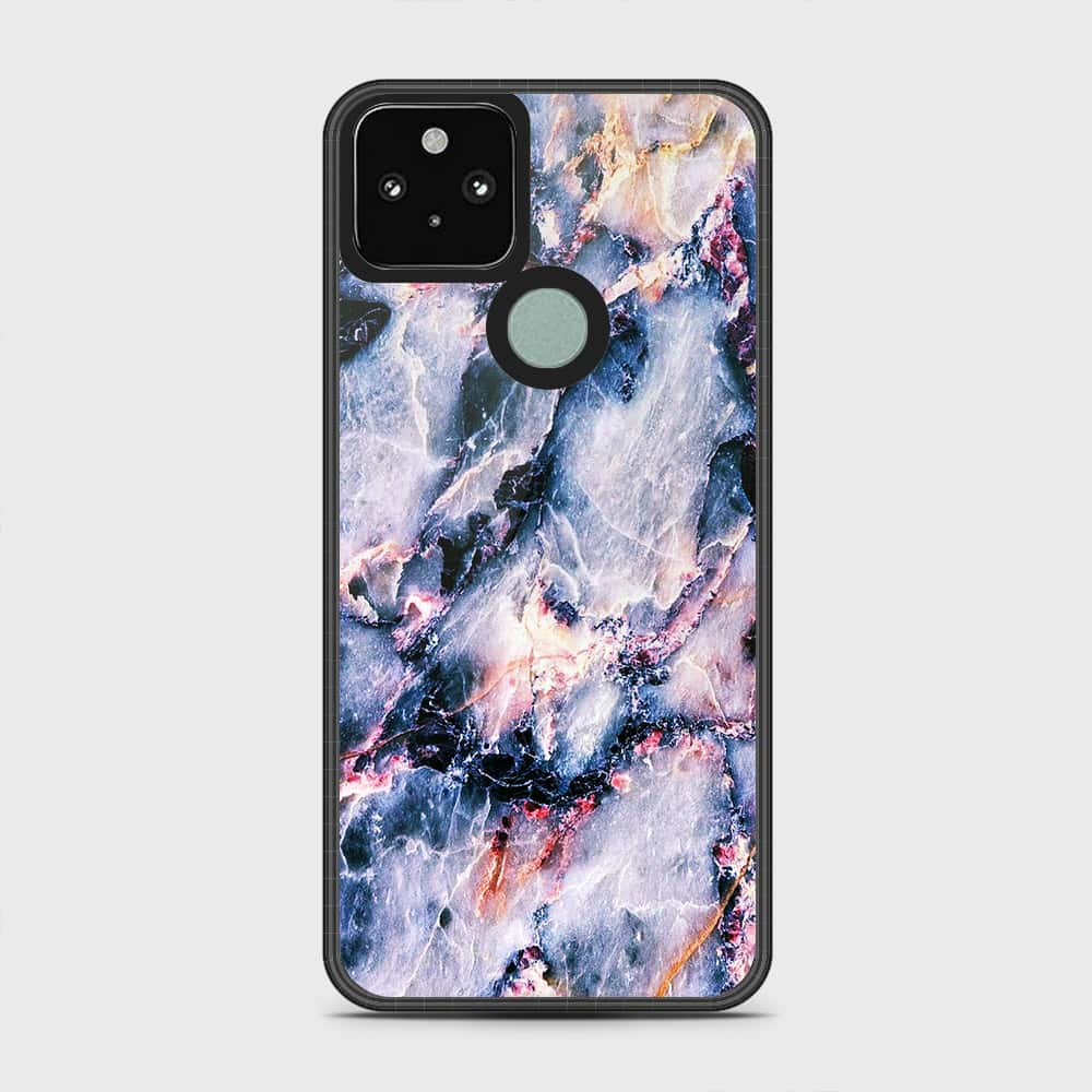 Google Pixel 5 Cover - Colorful Marble Series - HQ Premium Shine Durable Shatterproof Case