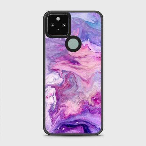 Google Pixel 5 Cover - Colorful Marble Series - HQ Premium Shine Durable Shatterproof Case