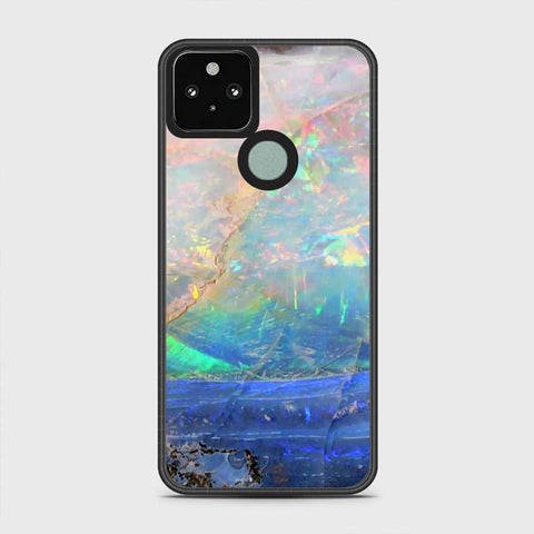 Google Pixel 5 Cover - Colorful Marble Series - HQ Premium Shine Durable Shatterproof Case