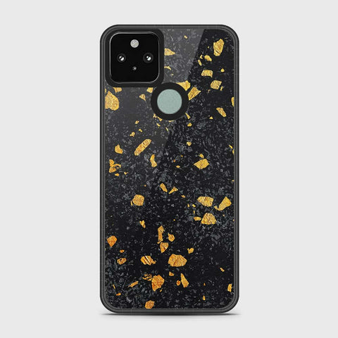 Google Pixel 5 Cover - Black Marble Series - HQ Premium Shine Durable Shatterproof Case