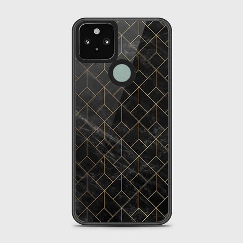 Google Pixel 5 Cover - Black Marble Series - HQ Premium Shine Durable Shatterproof Case