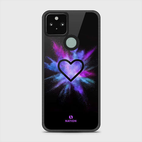 Google Pixel 5 Cover - Onation Heart Series - HQ Premium Shine Durable Shatterproof Case