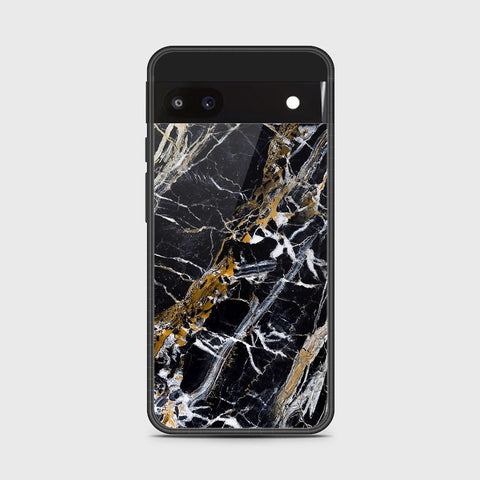 Google Pixel 6A - Black Marble Series - HQ Premium Shine Durable Shatterproof Case