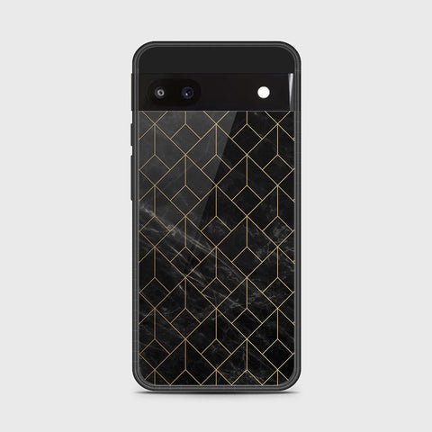 Google Pixel 6A - Black Marble Series - HQ Premium Shine Durable Shatterproof Case