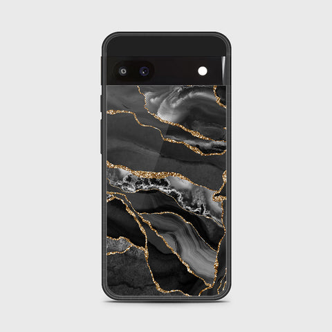 Google Pixel 6A - Black Marble Series - HQ Premium Shine Durable Shatterproof Case