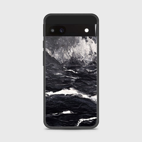 Google Pixel 6A - Black Marble Series - HQ Premium Shine Durable Shatterproof Case