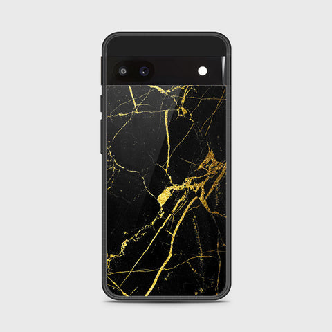 Google Pixel 6A - Black Marble Series - HQ Premium Shine Durable Shatterproof Case