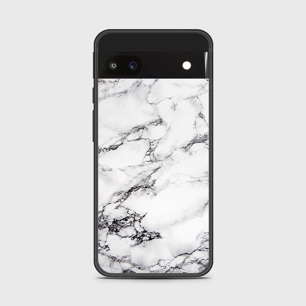 Google Pixel 6A - White Marble Series - HQ Premium Shine Durable Shatterproof Case