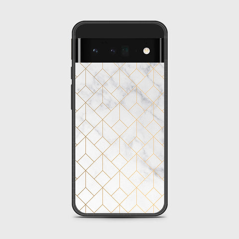 Google Pixel 6 Pro - White Marble Series 2 - HQ Premium Shine Durable Shatterproof Case