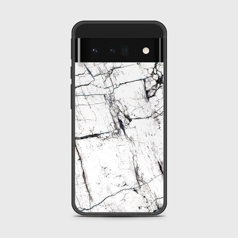 Google Pixel 6 Pro - White Marble Series 2 - HQ Premium Shine Durable Shatterproof Case