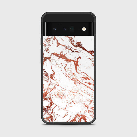 Google Pixel 6 Pro - White Marble Series 2 - HQ Premium Shine Durable Shatterproof Case