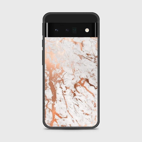 Google Pixel 6 Pro - White Marble Series 2 - HQ Premium Shine Durable Shatterproof Case