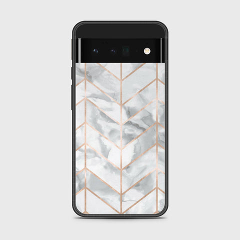 Google Pixel 6 Pro - White Marble Series 2 - HQ Premium Shine Durable Shatterproof Case