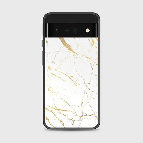 Google Pixel 6 Pro - White Marble Series 2 - HQ Premium Shine Durable Shatterproof Case