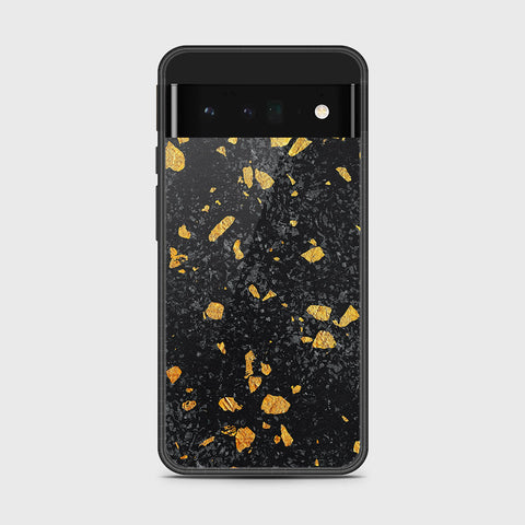 Google Pixel 6 Pro - Black Marble Series - HQ Premium Shine Durable Shatterproof Case