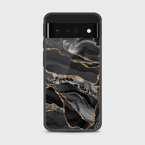 Google Pixel 6 Pro - Black Marble Series - HQ Premium Shine Durable Shatterproof Case