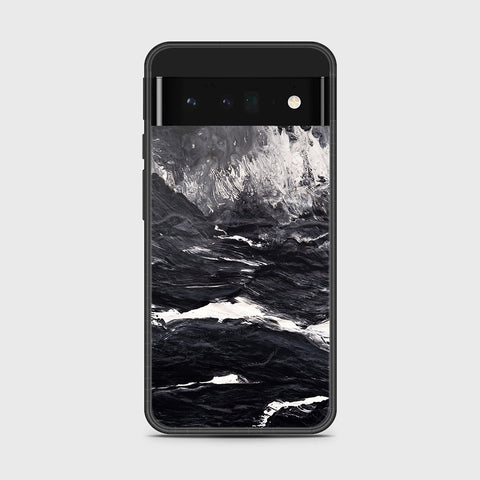 Google Pixel 6 Pro - Black Marble Series - HQ Premium Shine Durable Shatterproof Case