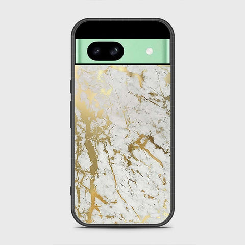 Google Pixel 8a Cover - White Marble Series - HQ Premium Shine Durable Shatterproof Case