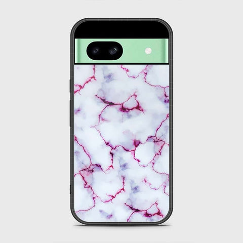 Google Pixel 8a Cover - White Marble Series - HQ Premium Shine Durable Shatterproof Case