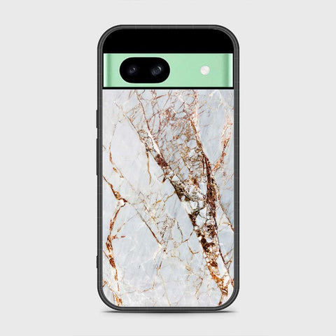 Google Pixel 8a Cover - White Marble Series - HQ Premium Shine Durable Shatterproof Case