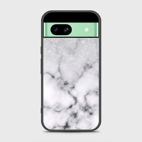 Google Pixel 8a Cover - White Marble Series - HQ Premium Shine Durable Shatterproof Case