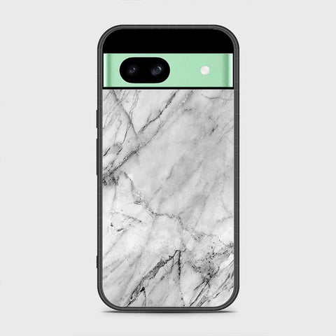 Google Pixel 8a Cover - White Marble Series - HQ Premium Shine Durable Shatterproof Case