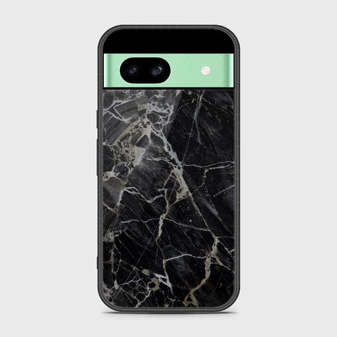 Google Pixel 8a Cover - Black Marble Series - HQ Premium Shine Durable Shatterproof Case