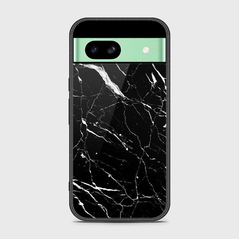 Google Pixel 8a Cover - Black Marble Series - HQ Premium Shine Durable Shatterproof Case