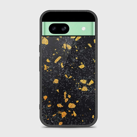 Google Pixel 8a Cover - Black Marble Series - HQ Premium Shine Durable Shatterproof Case