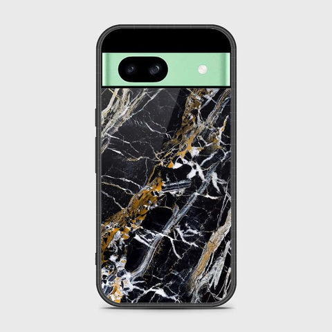 Google Pixel 8a Cover - Black Marble Series - HQ Premium Shine Durable Shatterproof Case