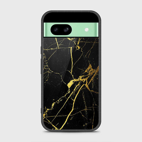 Google Pixel 8a Cover - Black Marble Series - HQ Premium Shine Durable Shatterproof Case