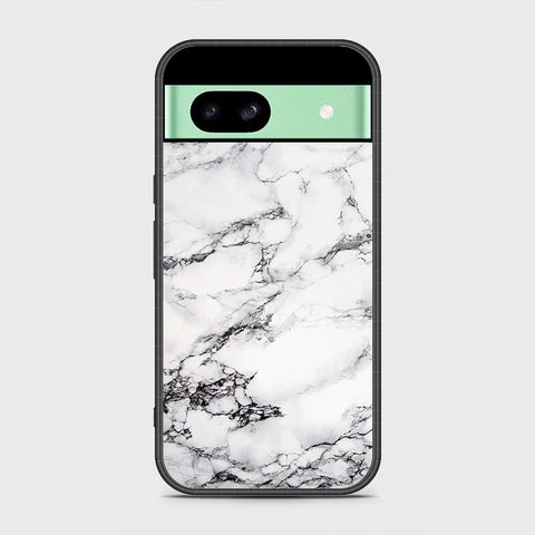 Google Pixel 8a Cover - White Marble Series - HQ Premium Shine Durable Shatterproof Case