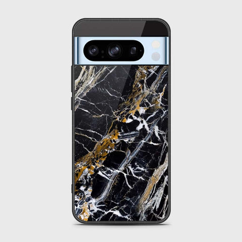 Google Pixel 8 Pro Cover- Black Marble Series - HQ Premium Shine Durable Shatterproof Case