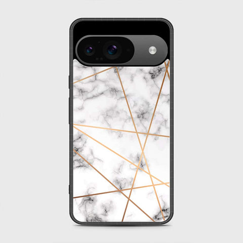 Google Pixel 9 Cover - White Marble Series 2 - HQ Premium Shine Durable Shatterproof Case