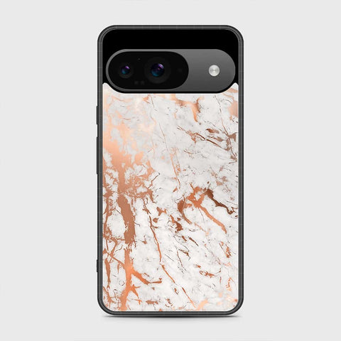 Google Pixel 9 Cover - White Marble Series 2 - HQ Premium Shine Durable Shatterproof Case