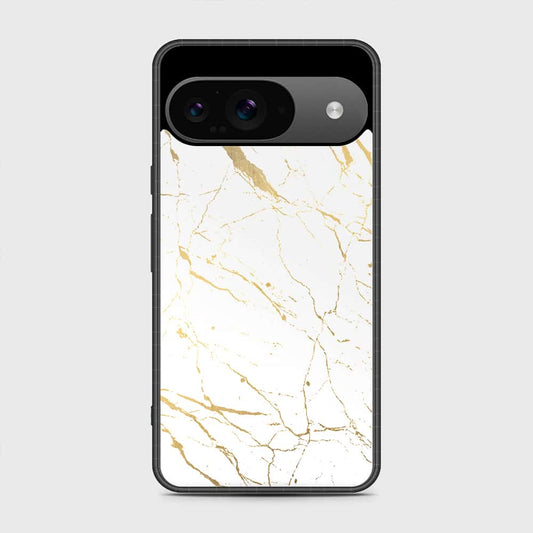 Google Pixel 9 Cover - White Marble Series 2 - HQ Premium Shine Durable Shatterproof Case (Fast Delivery)