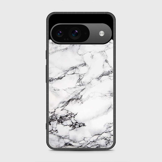 Google Pixel 9 Cover - White Marble Series - HQ Premium Shine Durable Shatterproof Case