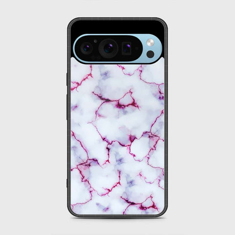 Google Pixel 9 Pro Cover - White Marble Series - HQ Premium Shine Durable Shatterproof Case