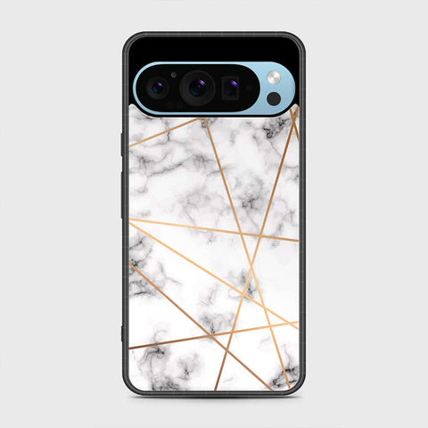 Google Pixel 9 Pro Cover - White Marble Series 2 - HQ Premium Shine Durable Shatterproof Case