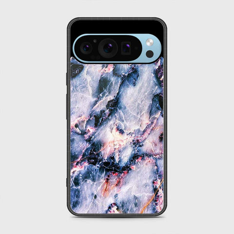 Google Pixel 9 Pro Cover - White Marble Series 2 - HQ Premium Shine Durable Shatterproof Case