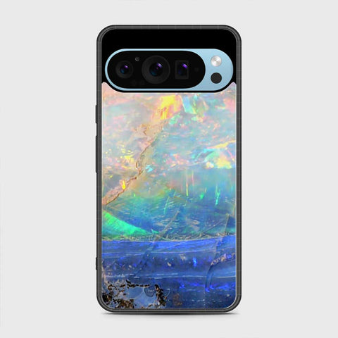 Google Pixel 9 Pro Cover - Colorful Marble Series - HQ Premium Shine Durable Shatterproof Case