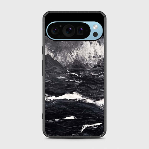 Google Pixel 9 Pro Cover - Black Marble Series - HQ Premium Shine Durable Shatterproof Case