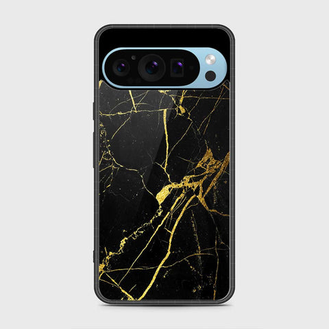 Google Pixel 9 Pro Cover - Black Marble Series - HQ Premium Shine Durable Shatterproof Case